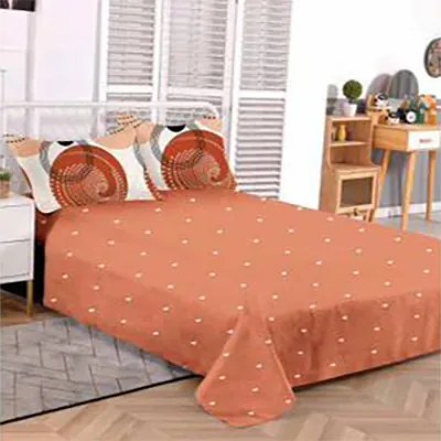 Lenjerie de pat 2 persoane, bumbac finet, 6 piese, 2 fete, SP823