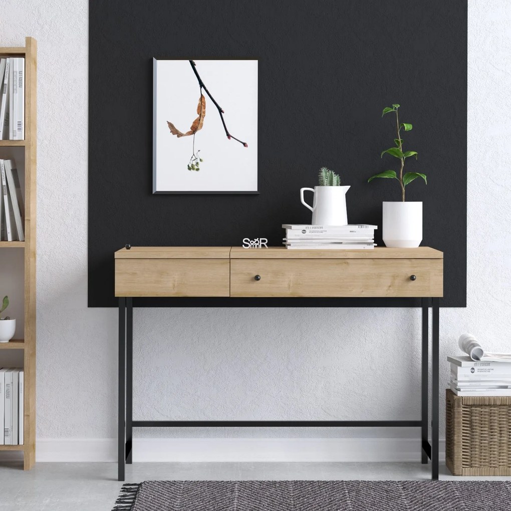 Masă PC Red (Stejar + Negru). 1073088