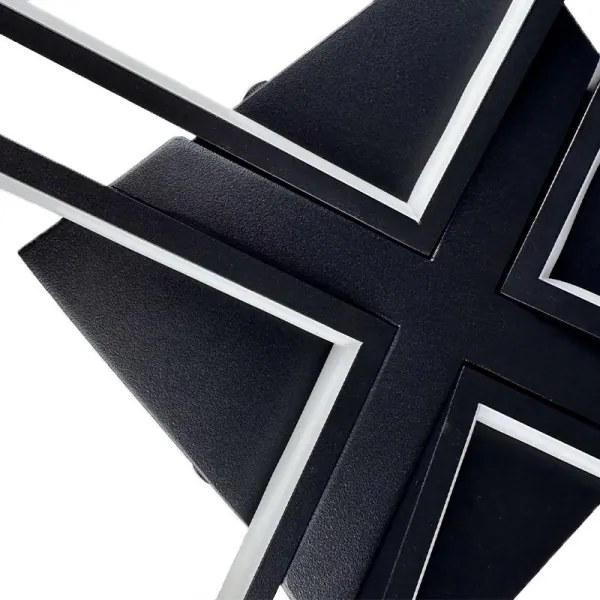 Plafonieră LED dimabilă LED/115W/230V 3000-6500K negru + telecomandă