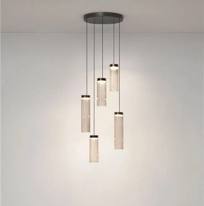 Lustra cu 5 pendule LED BRIELLE