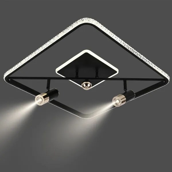 Plafonieră LED dimabilă LED/70W/230V 3000-6500K negru + telecomandă