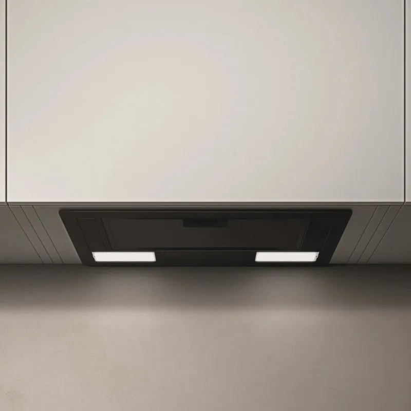 Hota de bucatarie incorporabila Elica Era C BL 52, 146 W, 52 cm, Clasa D, 368 m³/h, Iluminare LED, Negru