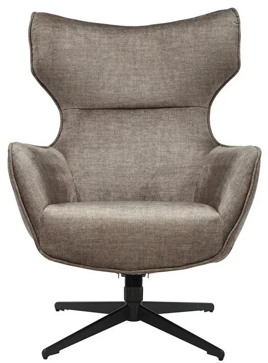 Fotoliu pivotant VOGUE catifea taupe