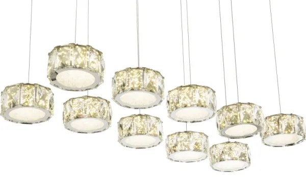 Lustră LED pe cablu Globo 49350-92H AMUR LED/92W/230V 4000K