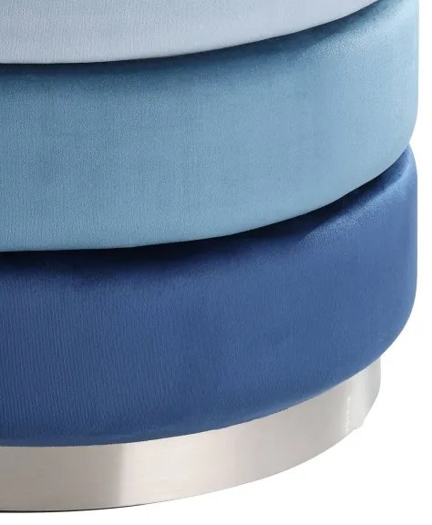 Taburet Eglo 424133 MASHIKE 42,5x50 cm albastru/crom