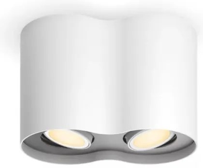 Spot LED dimabil Philips Hue PILLAR 2xGU10/4,2W/230V alb + telecomandă