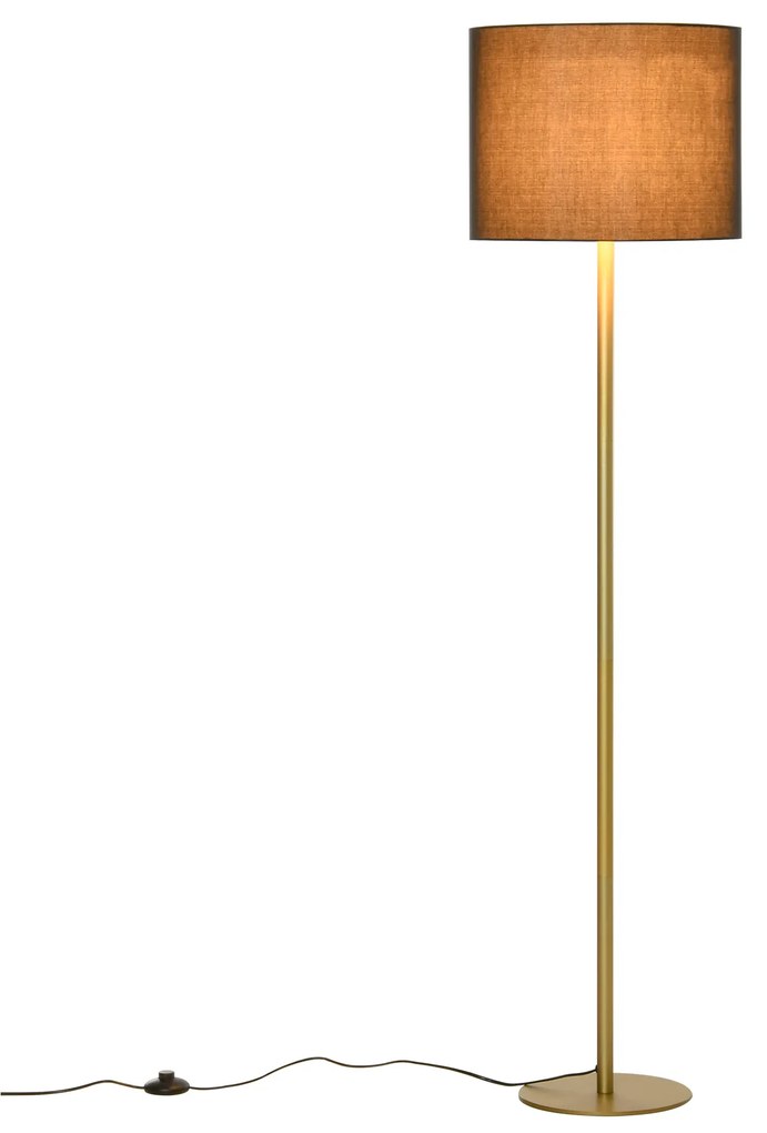 HomCom lampa de podea, abajur textil, lampa de sol | AOSOM RO