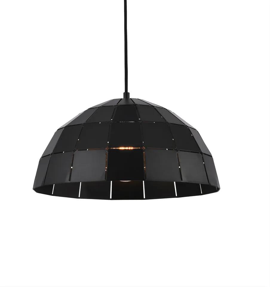 Lampa suspendata design decorativ - negru - E27 - 25 x 38,5 x 32 cm - lustra moderna