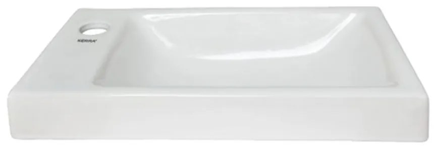 RIMINI-L Lavoar design ceramic Rimini, instalare pe stânga 43x23 cm