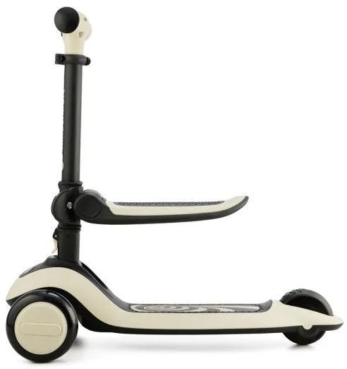 KINDERKRAFT - Trotinetă 2în1 pentru copii HALLEY Stone white