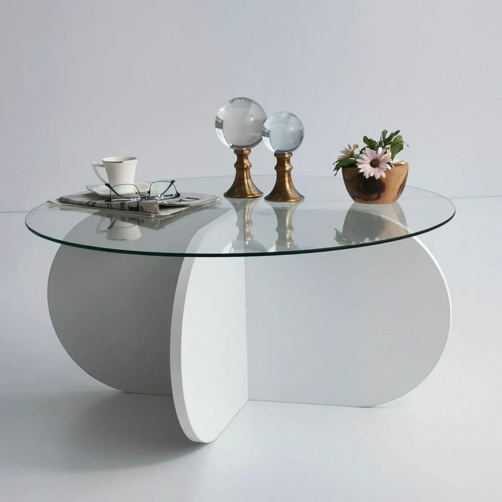 Măsuță de conferință Bubble White