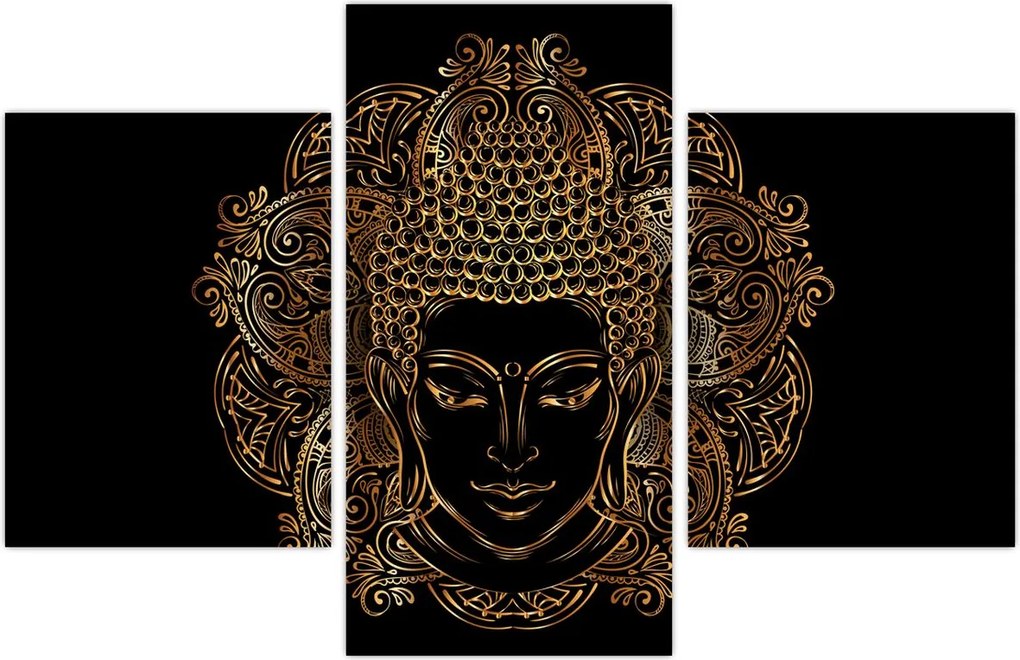 Tablou - Buddha auriu (90x60 cm)