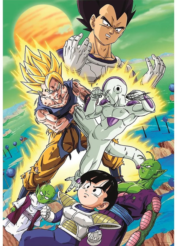 Dragon Ball Intense Battle Puzzle Compact Clementoni de 1500 de piese