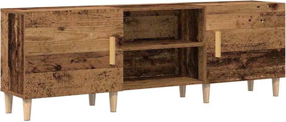 vidaXL Cabinet TV Lemn vechi 150 x 30 x 50 cm Lemn compozit