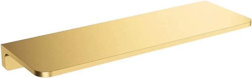 Etajera alama Omnires Modern Project auriu periat 30x10 cm