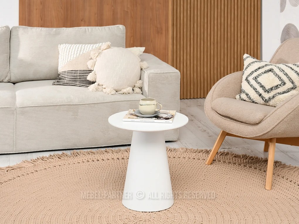Măsuță de cafea Otava 45 (alb). 1111669