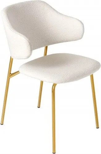 Set 2 scaune stil modern Tracy Alpine, boucle alb