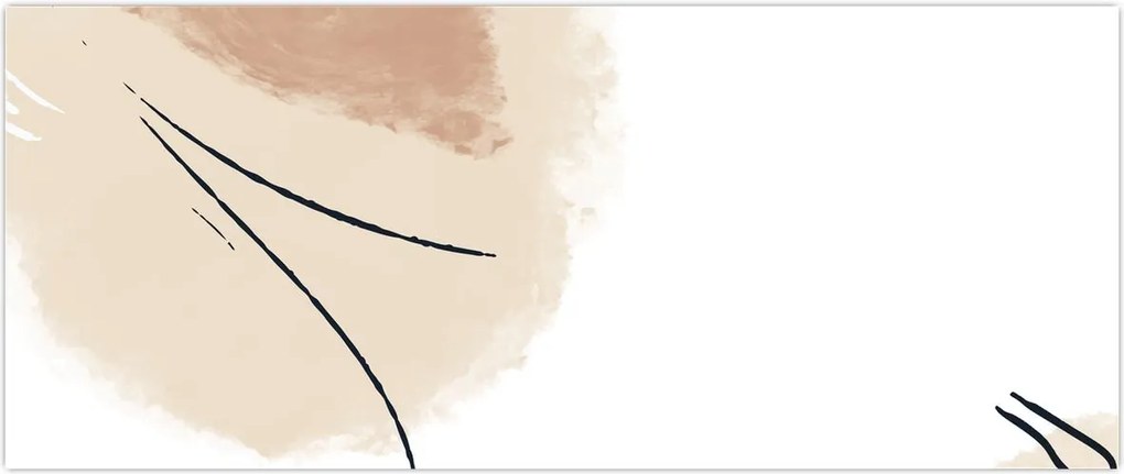 Tablou - Abstracție albă (120x50 cm)