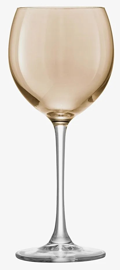 Pahare de vin, Polka, 400 ml, metalice, set 4 buc - LSA International