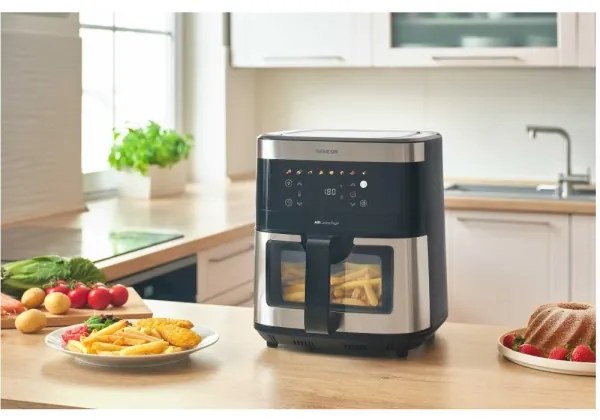 Friteuză cu aer cald Sencor 9 l 1700W/230V negru/crom mat