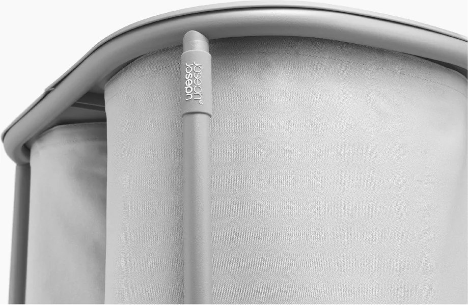 Coș de rufe gri deschis 2x40 l din material textil Duo – Joseph Joseph