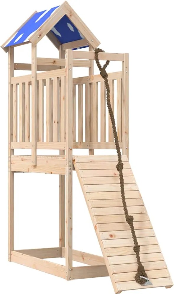 vidaXL Set de joacă pentru exterior, lemn masiv de pin