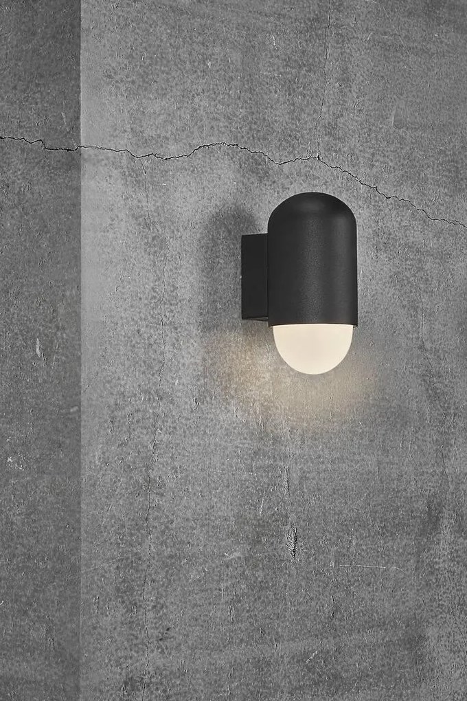 Aplica de perete pentru iluminat exterior design modern IP44, HEKA negru 2118211003 NL