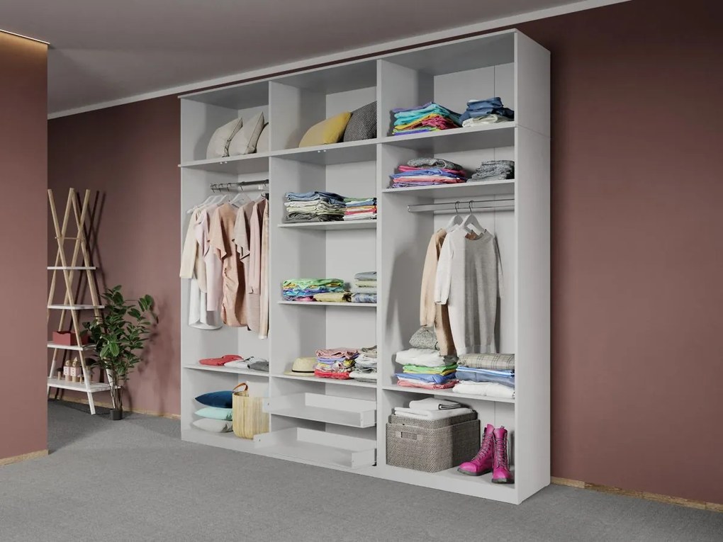 Dulap dormitor Alb Levi C22