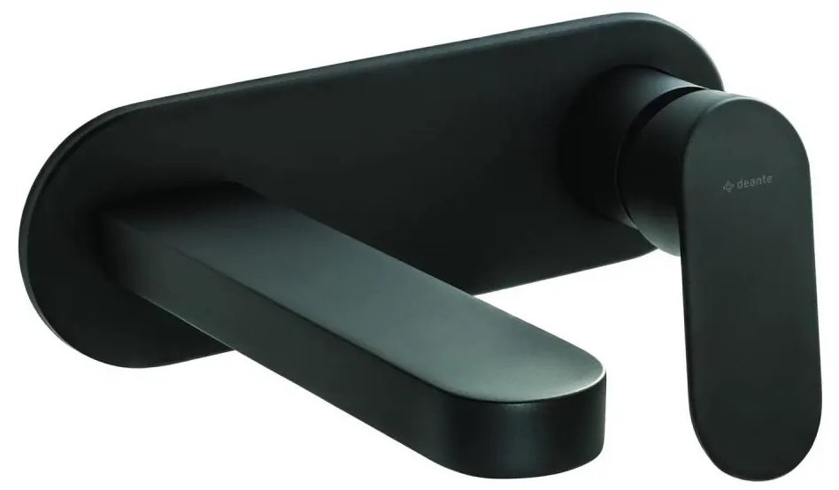 Deante ALPINIA BGA_N54L - baterie pentru lavoar, montaj încastrat, neagră