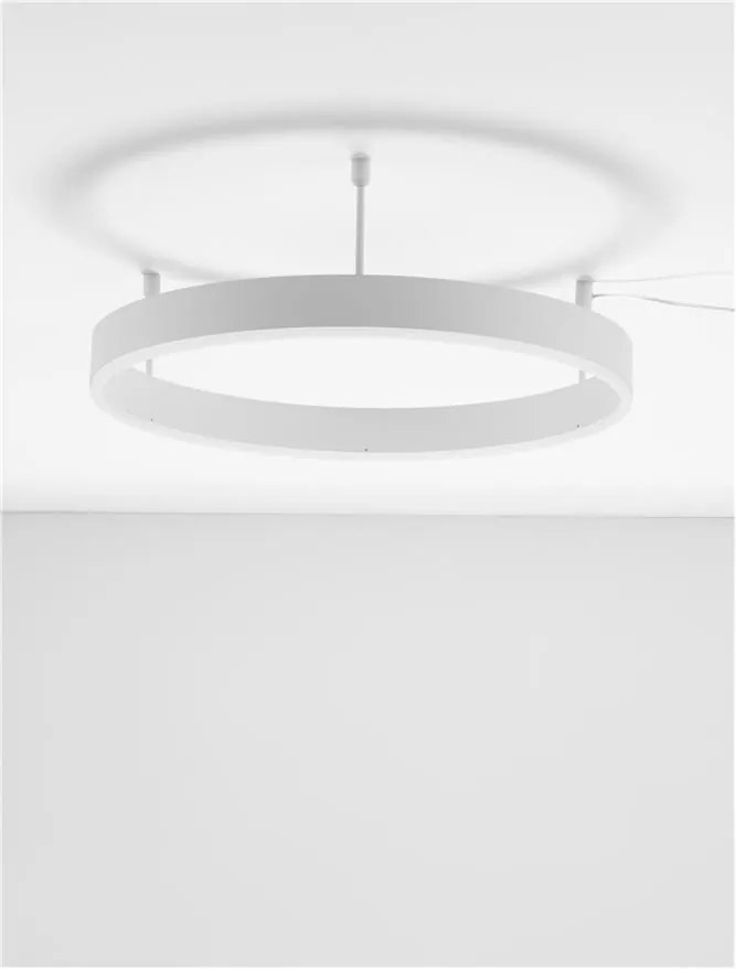 Lustra/Plafoniera LED dimabila design circular MOTIF 60cm