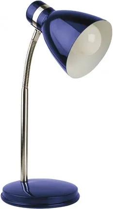Lampa de birou PATRIC 4207 Rabalux, E14 40W, albastru-crom