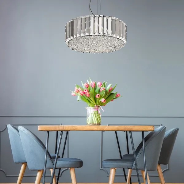 Lustră de cristal pe lanț Brilagi GLAMOUR 5xG9/42W/230V