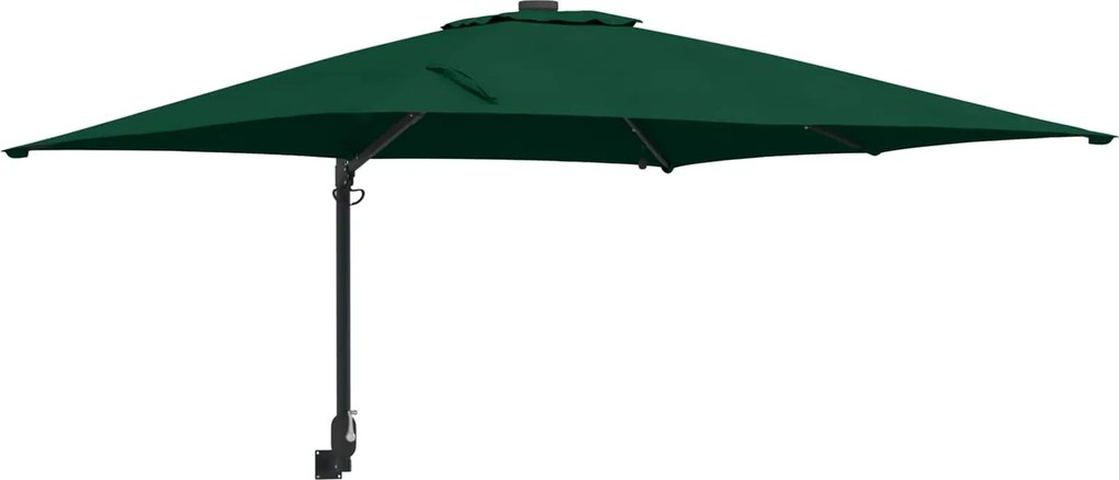 vidaXL Parasol de Grădină Verde 248,5 x 247,5 x 160 cm