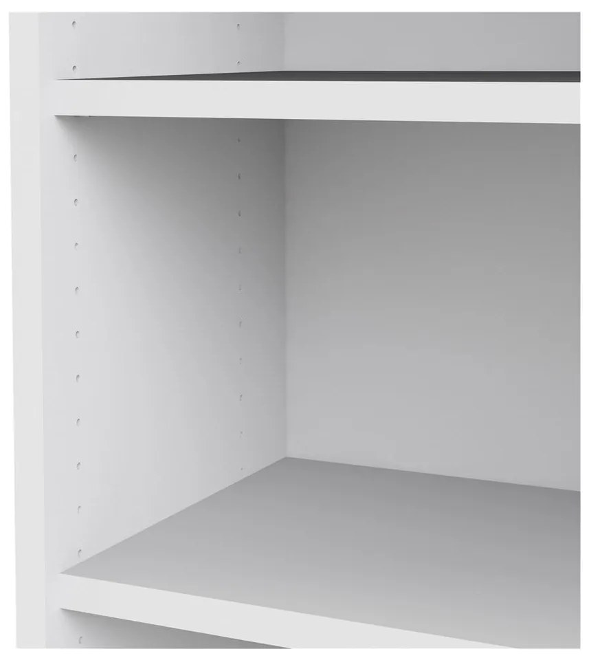 Bibliotecă modulară albă 89x189 cm Prima – Tvilum