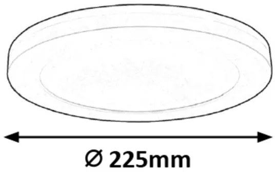 Plafonieră LED SONNET LED/18W/230V 23cm Rabalux 1489