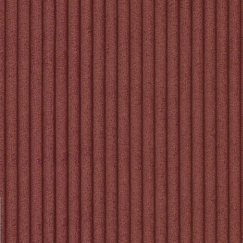 Canapea cărămizie cu tapițerie din catifea reiată 310 cm Vanessa – Ropez