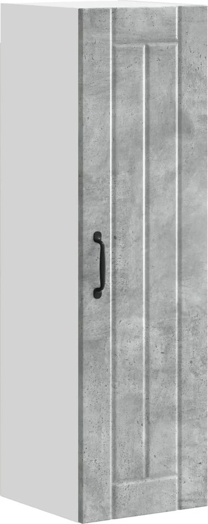 vidaXL Dulap de bucătărie Gri din beton 30 x 31 x 100 cm Lemn compozit