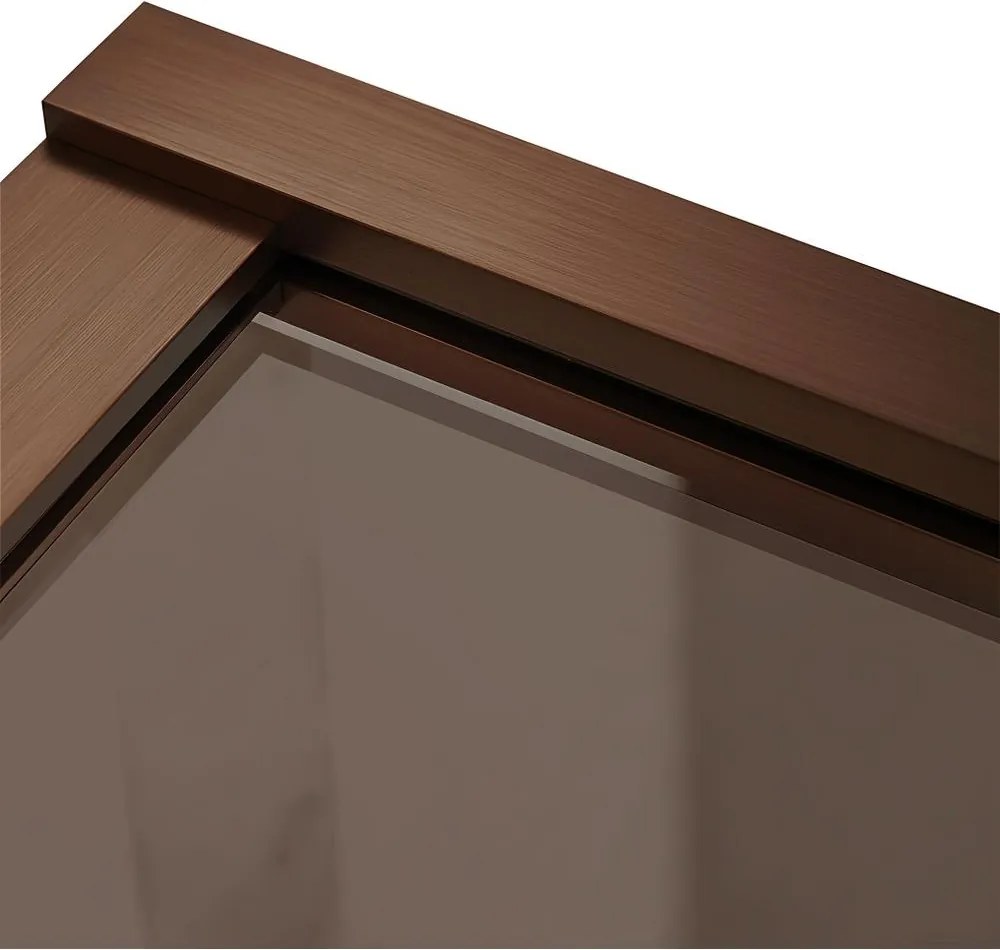 Paravan de baie Rea Elegant cupru periat 70