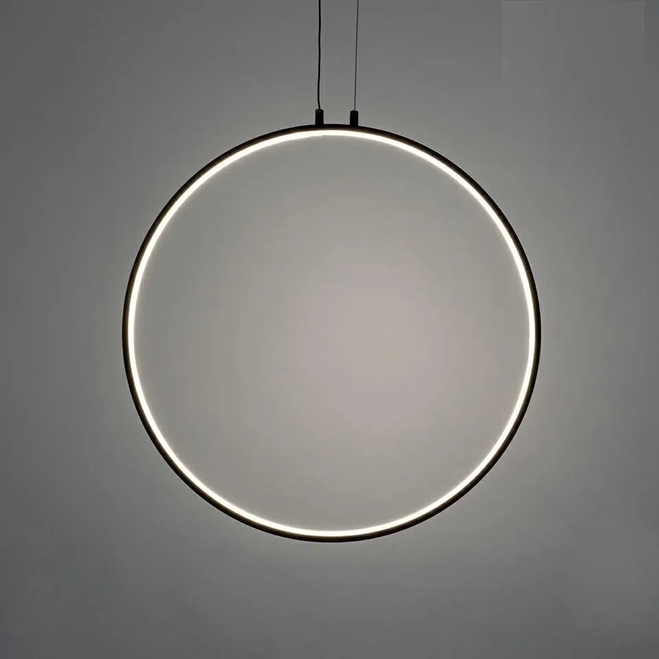 Lustra design inelar LED Ring 60 negru