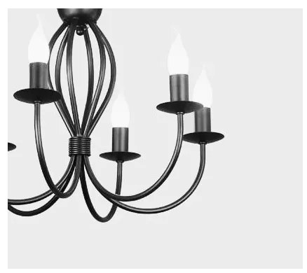 Lustră pe lanț ARTHUR 5xE14/40W/230V