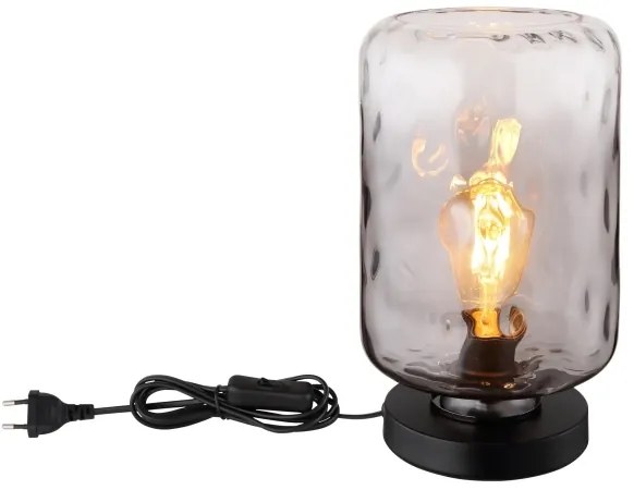 Lampă de masă Globo 16046TS DARINA 1xE27/60W/230V gri