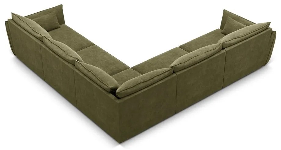 Colțar verde (cu colț variabil) Vanda – Mazzini Sofas