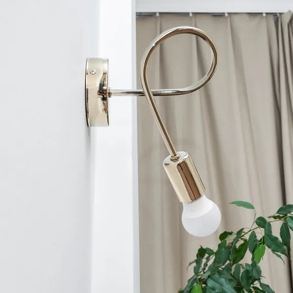 Aplica de perete OXFORD, 1xE27/15W/230V, aurie