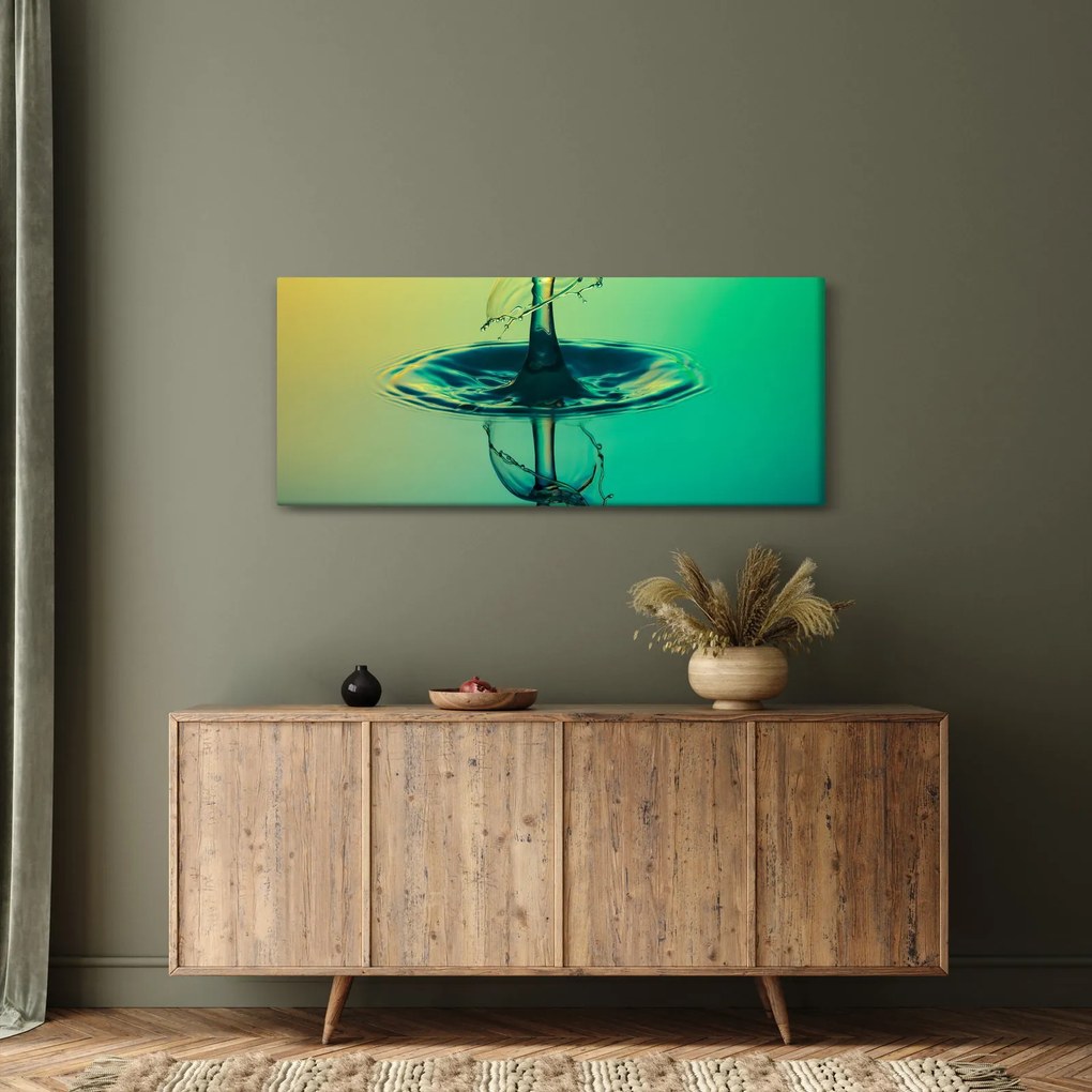 Tablou - picătura de apă (120x50 cm)