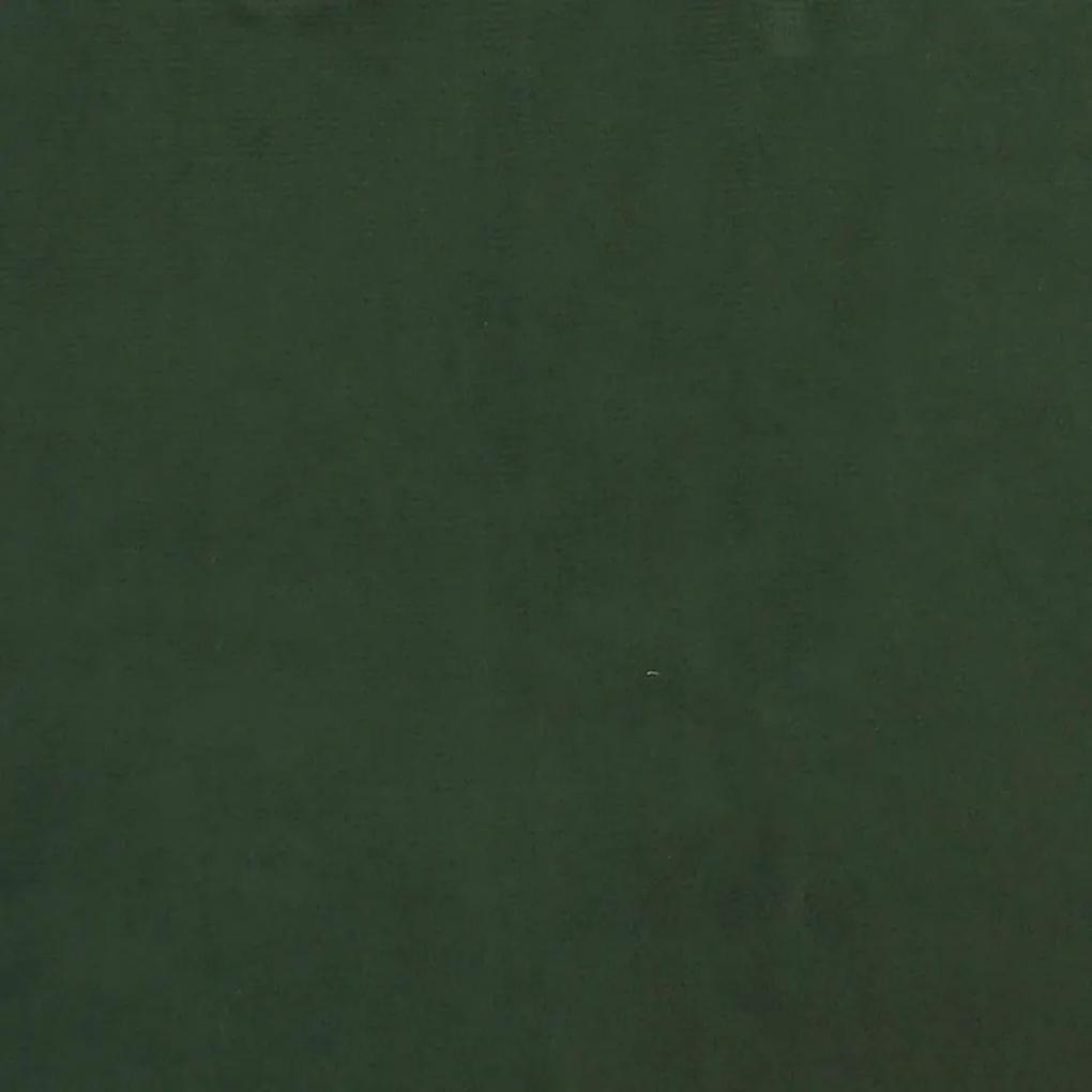 Scaune de bucatarie pivotante, 6 buc, verde inchis, catifea 6, Morkegronn