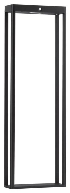 Stalp LED solar iluminat exterior cu senzor de miscare IP65 BERNI H-70cm