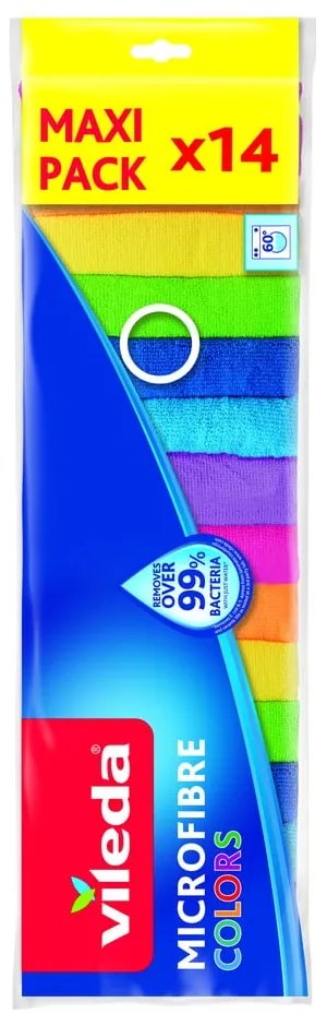Lavete 14 buc. din microfibră Colors – Vileda