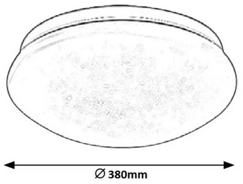 Rabalux 3938 - Plafonieră LED LUCAS LED/24W/230V