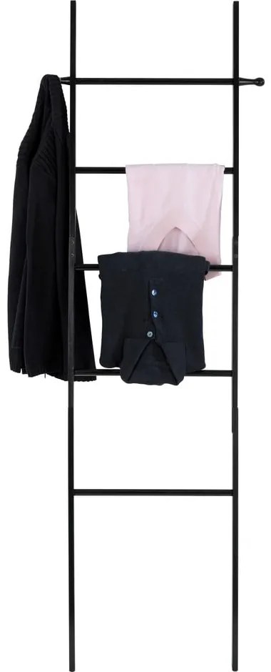 Scară din bambus pentru prosoape Wenko Suri, negru