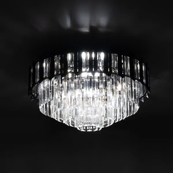 BRILAGI - Plafonieră SPECTRA 5xE14/40W/230V diam. 48 cm neagră